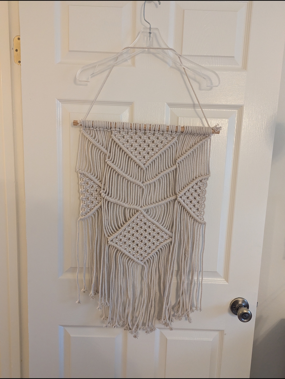 Handcrafted Macramé Wall Hanging in Natural Cream - Brand